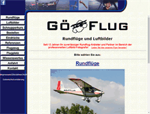 Tablet Screenshot of goeflug.de